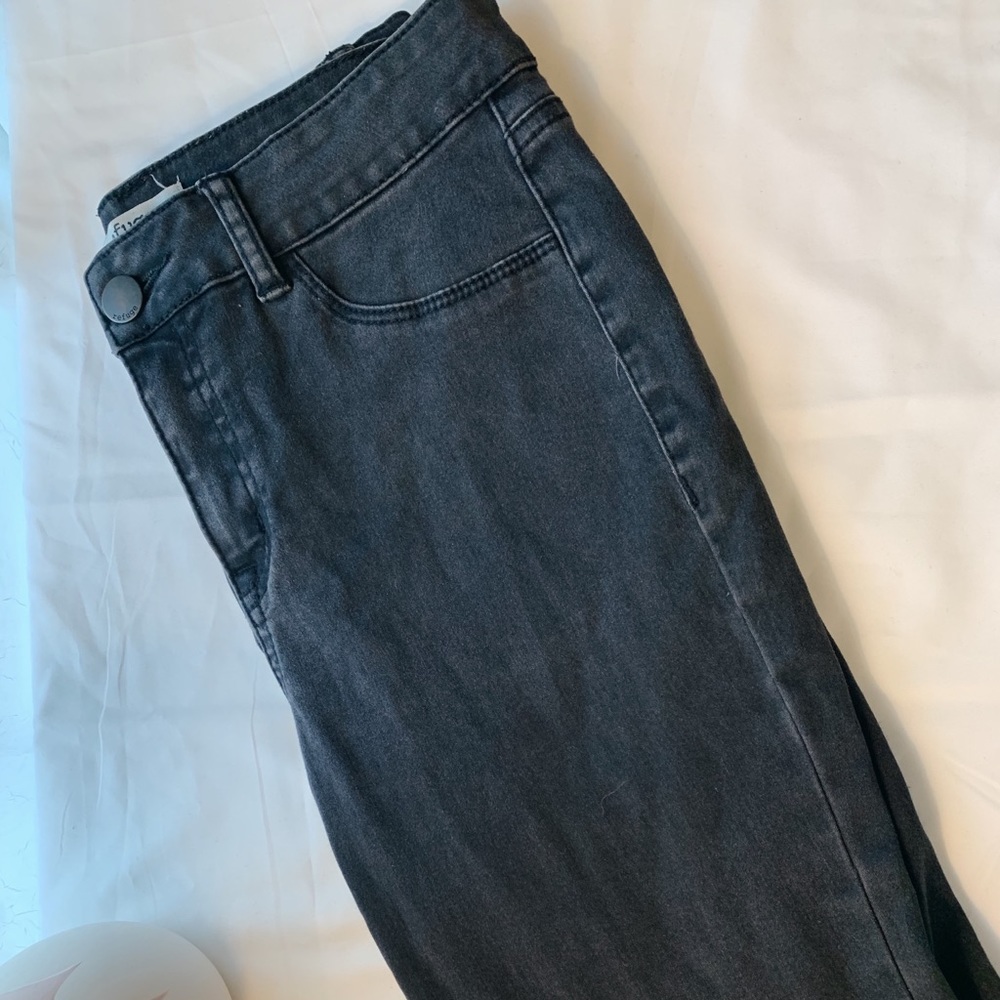 Faded black jeggings - Picture 2 of 5